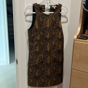 Joie size small leopard print shift dress